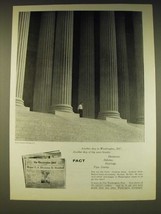1963 The Washington Post Newspaper Ad - Another day in Washington, D.C. - £14.58 GBP