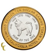 Sam Boyd&#39;s California Hotel Casino Gaming Token Year of the Dog .999 Silver - $92.01 CAD