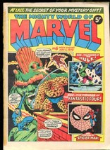 MIGHTY WORLD OF MARVEL #6 1972-SPIDER-MAN-HULK-FANTASTIC FOUR-KIRBY-UK C... - $65.48
