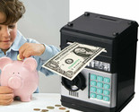 Electronic Piggy Bank Atm Password Money Box Cash Coins Saving Deposit - $36.99