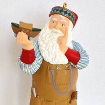 1999 Vintage Hallmark Santa Claus Toy Maker Christmas Ornament 4.5” Tall - £11.92 GBP