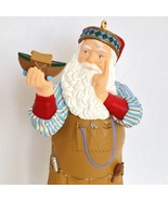 1999 Vintage Hallmark Santa Claus Toy Maker Christmas Ornament 4.5” Tall - £11.68 GBP