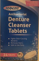Iodent Antibacterial Denture Cleanser Tablets    24 Tablets - $6.99