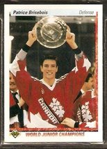 Team Canada Montreal Canadiens Patrice Brisebois Rookie Card 1990 Upper Deck 454 - £0.39 GBP