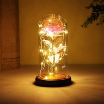 Valentine&#39;s Day Gifts for Her Women - Light Up Rose Gift with Led String Light i - £22.91 GBP