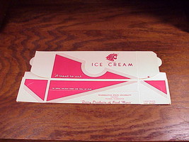 WSC Ice Cream Carton, from Washington State University, 1 quart size, Cougars - £5.19 GBP