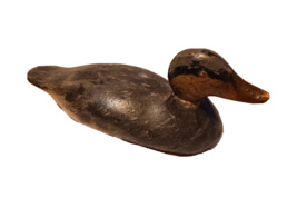 Antique American Primitive Hand Made Wood Duck Decoy  ~ Circa Early 1900&#39;s - $222.75