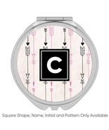 Arrow Pattern : Gift Compact Mirror Vintage Medieval Pattern Abstract He... - $12.99+