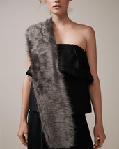 KEEPSAKE Womens Scarf One Love Slim Elegant Stylish Grey Size S KX160935A  - £31.00 GBP
