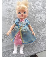Disney Store Princess Cinderella Toddler Doll Baby Toy 15&quot; Blue Dress &amp; ... - $18.99