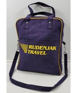 M) Vintage Rudenjak Travel Promotional Croatia Blue Canvas Hand Shoulder... - £19.77 GBP