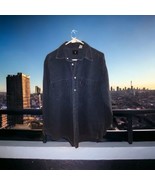 Levis denim Cotton shirt/ jacket men&#39;s Size Medium Button Down w/Pockets... - £24.80 GBP