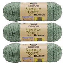 Caron Bulk Buy Simply Soft Heather Yarn (3-Pack) Woodland H9700H-9503 - £26.16 GBP