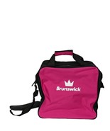Brunswick Pink Black Bowling Bag Zip Up 12 LB Pink Swirl Ebonite Maxim Ball - €63,46 EUR