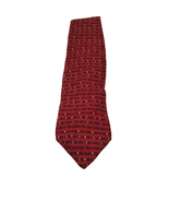 Alexander Julian Colours 56&quot; Red w/Multicolor Specks 100% Silk Tie Made ... - $27.15 CAD