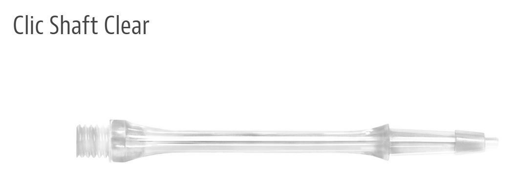 Harrows Clic - Clear - 37 mm Medium Polycarbonate Shaft - $8.75