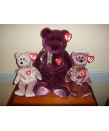 Ty Signature Beanie Baby &amp; Buddy 2000 &amp; Beanie Baby 2001 Bears  - £19.01 GBP