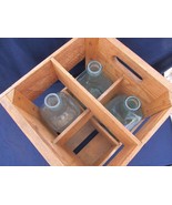 Lot of 3 Vtg Blue Purock Bottles in Wooden Case Hires Co. Phila. Stamped... - $2,164.69 MXN