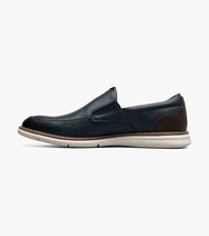 Nunn Bush Chase Casual Moc Toe Slip-On Walking Shoes Navy Multi 85106-492 image 7