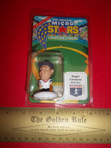 Baseball MLB Action Figure Toy Boston Red Sox Pitcher Roger Clemens Micro Stars - £14.94 GBP