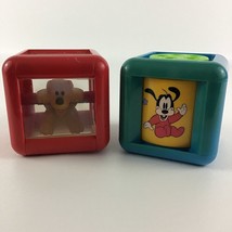 Disney Babies Blocks Baby Toys Spinner Pluto Daisy Goofy Donald Vintage 90s - $15.11