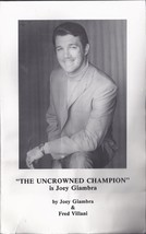 Joey Giambra   The Uncrowned Champrion, Used Book - £3.09 GBP