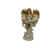 Princess House Ceramic Angel Figurine #2258 Christmas Granny Core Cottag... - $8.86