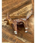 Primitive Clay Fox Folk Art Figure - $44.55