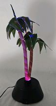 Lighted Desktop Palm Tree 16&quot; Electric Or Battery - $19.75
