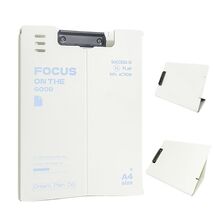 DAIZART Durable Plastic A4 File Folder with Iron Clamp Creamy White - $4.00 DAIZART Durable Plastic A4 File Folder with Iron Clamp Creamy White - $4.00