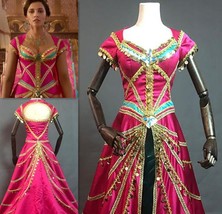 Aladdin 2019 Princess Jasmine Red Dress New Jasmine Costume Outfit Live ... - £187.78 GBP