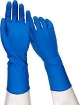 50 Chemical Protective Powder Free Disposable Latex Gloves 14 Mil Small ... - $28.33