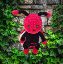 Crochet Ladybug Plush Toys, Height 11.02 inch/28cm, Amigurumi Funny Ladybug - £30.85 GBP