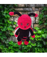 Crochet Ladybug Plush Toys, Height 11.02 inch/28cm, Amigurumi Funny Ladybug - £30.30 GBP