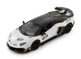 2018 Lamborghini Aventador SVJ 1/24 Scale Diecast Model - Showcasts - WHITE - $32.66