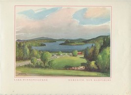 4 New Hampshire Placemats A R Herrick Portsmouth Rindge Pinkham Notch Me... - $27.72