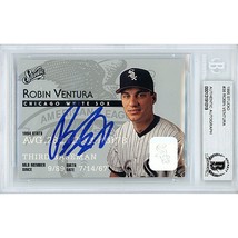 Robin Ventura Chicago White Sox Auto 1995 Studio Baseball Signed Card Beckett - £68.29 GBP