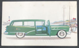 Vintage 1954 Buick 69 Century Estate Wagon Advertising Postcard - $8.59