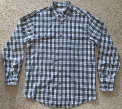 Carhartt Mens Heavy Plaid Shirt Long Sleeve Workwear Heavy Cotton Size M... - £19.65 GBP
