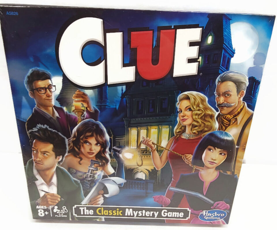 New ~ Clue Board Game Hasbro 2018 Factory Sealed - $9.89