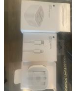 Official Apple 20W Mains Charger MHJF3 + usb-c lightning cable For iPhon... - $30.59