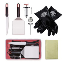 Expert Grill BBQ Smoking Kit Set, 9-Piece Griddle Tool Set for Outdoor Cooking - £31.15 GBP