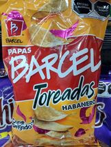 2X BARCEL POTATO CHIPS HOT HABANERO TOREADAS PAPAS FRITAS - 2 BAGS OF 17... - $23.75