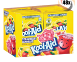 Full Box 48x Packets Kool-Aid Strawberry Lemonade Soft Drink Mix | Caffe... - $26.21