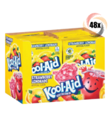 Full Box 48x Packets Kool-Aid Strawberry Lemonade Soft Drink Mix | Caffe... - £20.52 GBP