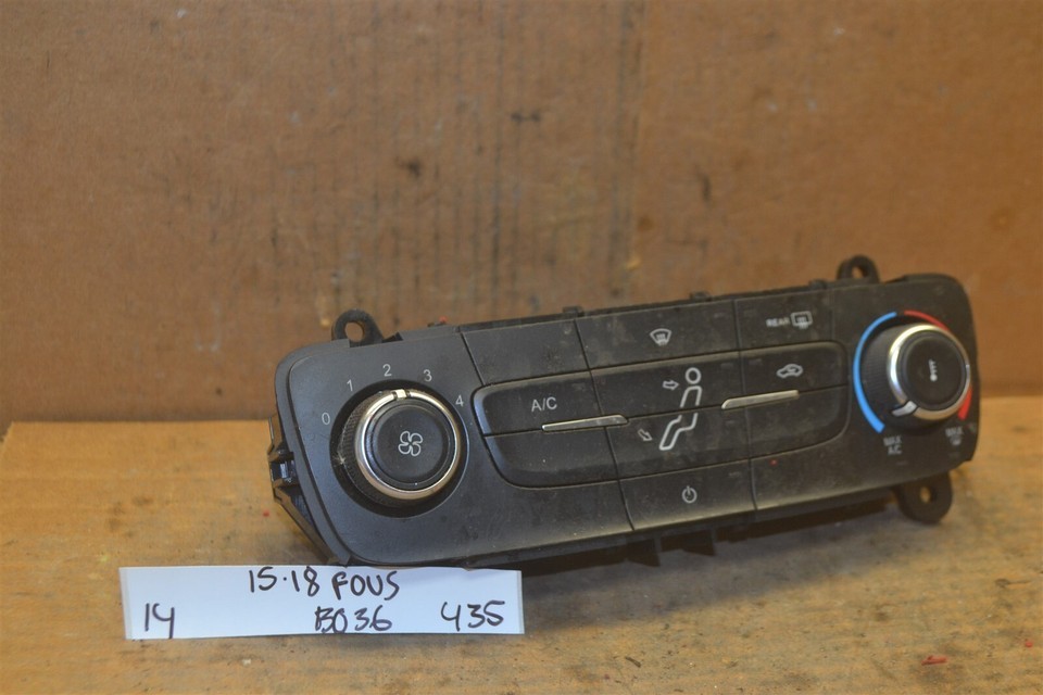 15-17 Ford Focus Temperature AC Climate F1ET19980JJ Control 435-14 bx36 - $9.79