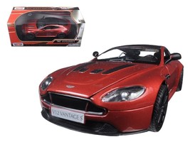 Aston Martin Vantage S V12 Red 1/24 Diecast Model Car by Motormax - £30.78 GBP
