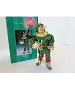KURT ADLER WIZARD OF OZ 1999 CLOTH MACHE FIGURINE &quot; BOXED SCARECROW 7.5&quot; - €21,27 EUR