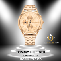 Tommy Hilfiger Women’s Rose Gold Mother Of Pearl Dial 39mm Watch 1782120 - £97.68 GBP