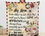 Mothers Day Gifts for Mom from Daughter Son, Mom Blanket Gift Personaliz... - $32.29